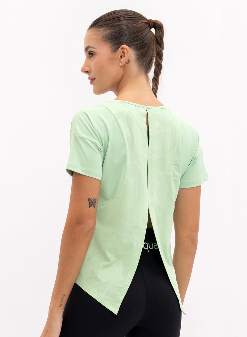 AlphaSquad AlphaSquad Sports Cut Out Top for Women  - Image 2