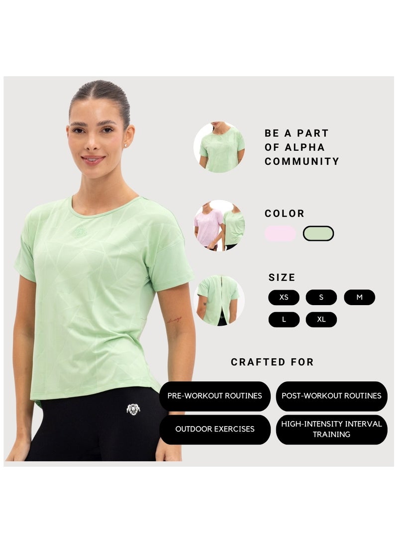 AlphaSquad AlphaSquad Sports Cut Out Top for Women  - Image 5