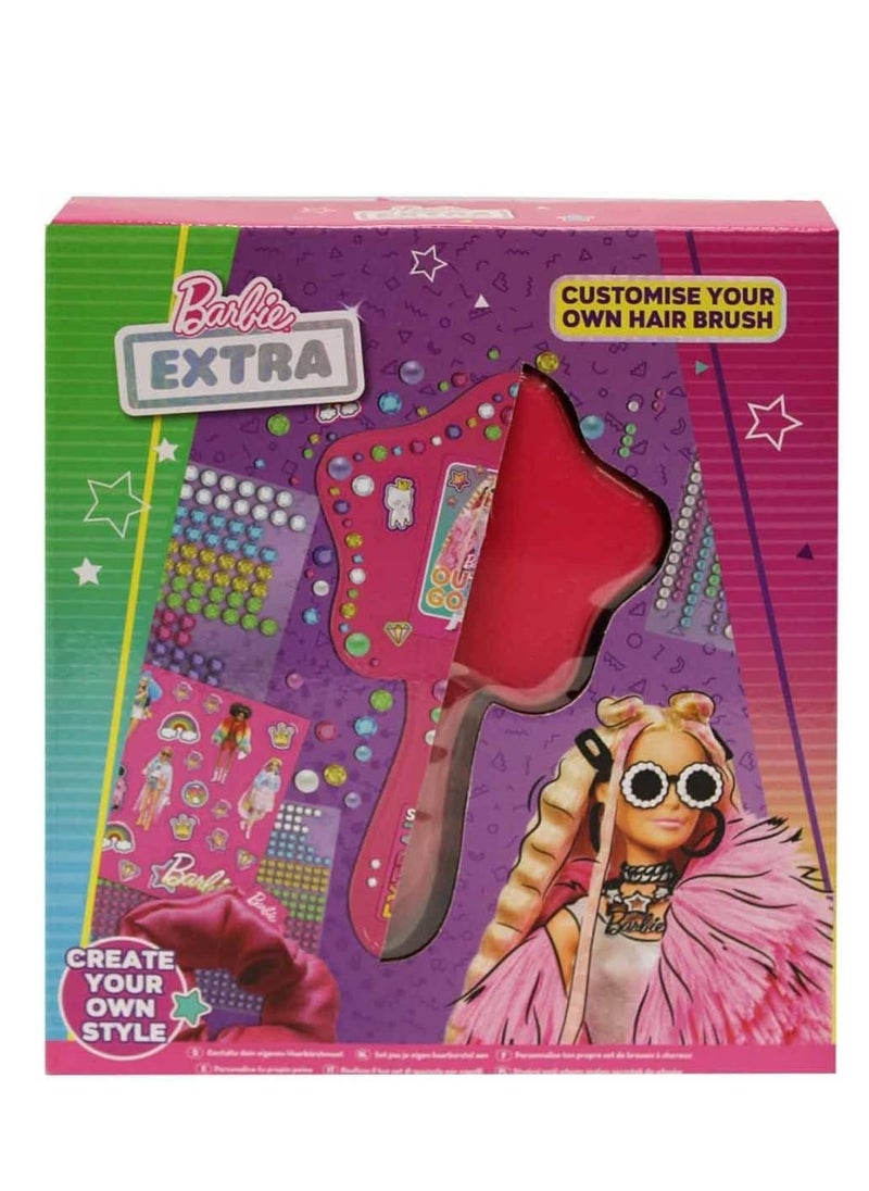 Barbie Barbie Beauty Accessory Set Decorate Your Own Hairbrush Scrunchie  - Image 2