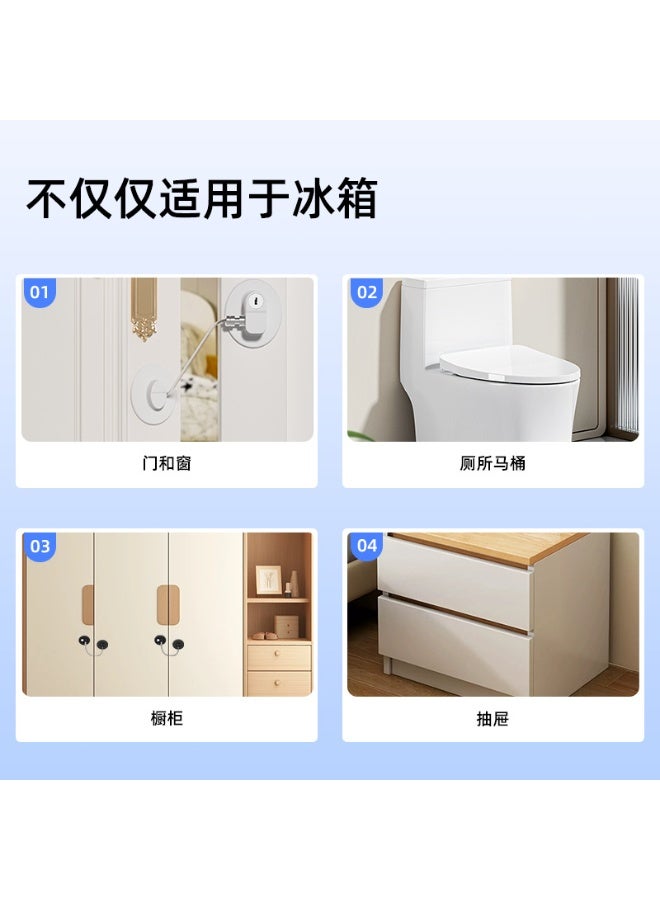 أزرار الأقفال على نوافذ الأطفال الواقية من الثقوب - Image 5