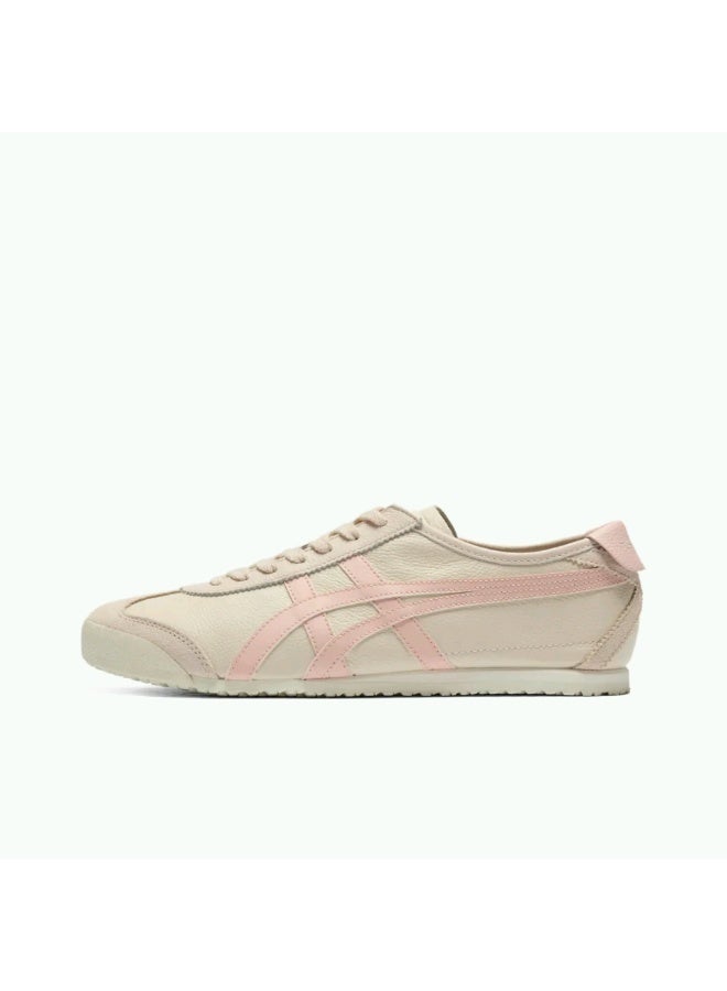 تايجر Onitsuka Tiger Mexico 66 Beige with Pink Accents Leather Sneakers Size38