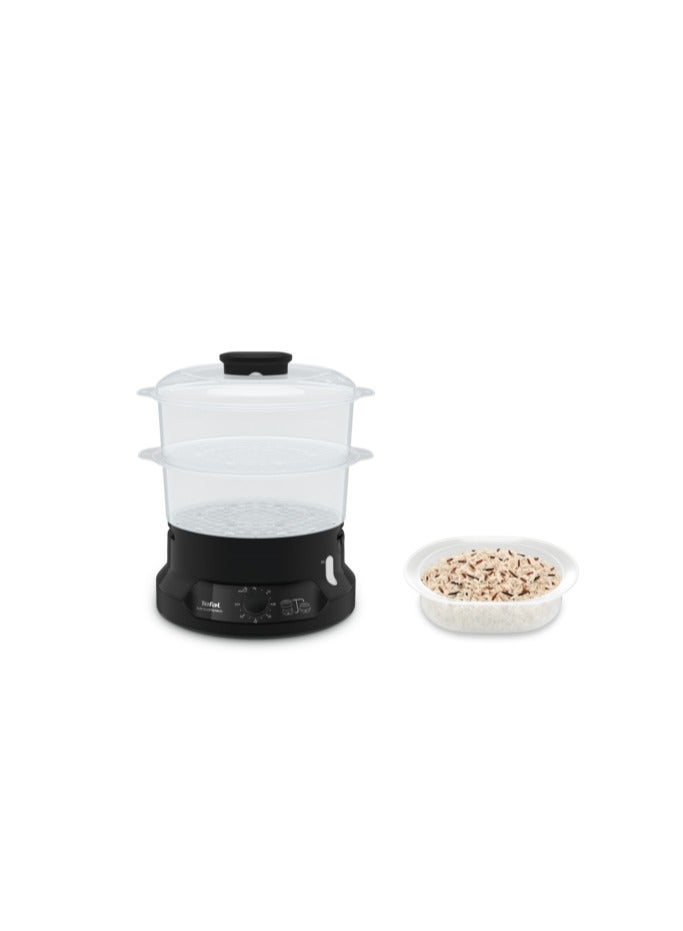 TEFAL STEAM COOKER BLACK VC139865 Black - Image 3