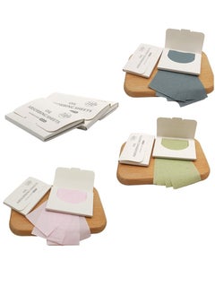 SYOSI EXCEFORE 300 Counts Premium Face Oil Blotting Paper, Oil Control Film, Oil Absorbing Tissues Paper (Unscented, Green Tea, Rose)  - Image 2