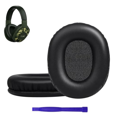 Street27® Replacement Earpad Cushions Compatible with Boat Rockerz 550, Boat Immortal IM 700/IM1000D/IM 1300 Headphones, Earpads with Softer Protein Leather, High-Density Memory Foam Ear Pads - Image 1