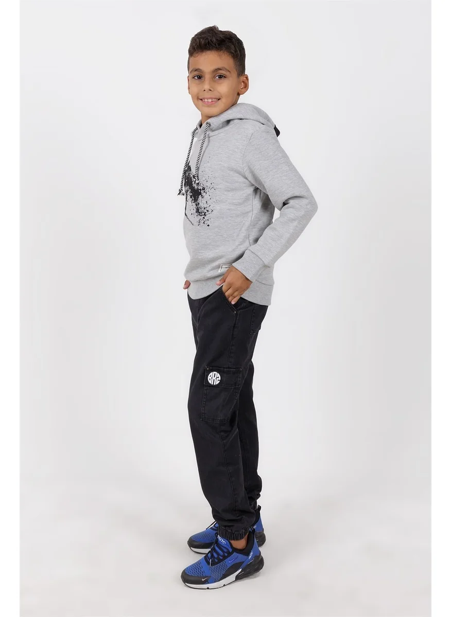 بي ار زد كولكشن Skier Printed Hooded Sweatshirt Boy