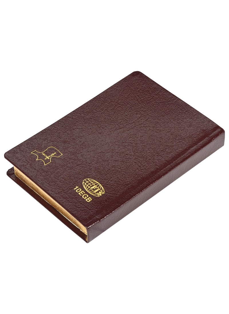 FIS FIS Golden Bonded Leather Pocket Diary 2025 (English) Burugundy - FSDI10EGB25BU  - Image 5