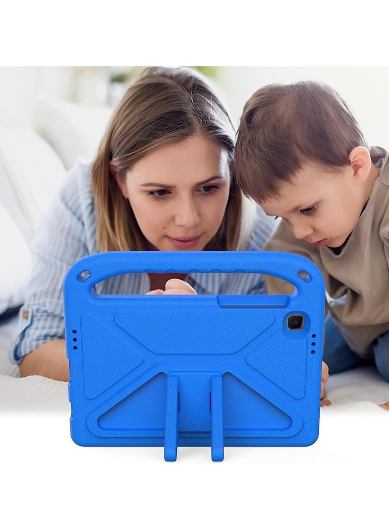 Case for Samsung Galaxy Tab A7 Lite 8.7 Inch 2021 Tablet (SM-T220 / SM-T225), Light Weight Shockproof Case with Handle Kickstand Protective Case for Tab A7 Lite 8.7 (Blue) - Image 5