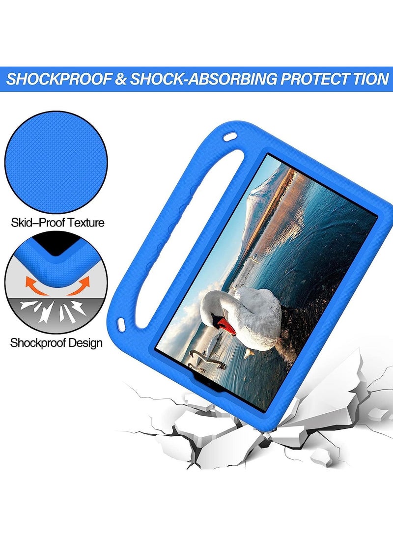 Case for Samsung Galaxy Tab A7 Lite 8.7 Inch 2021 Tablet (SM-T220 / SM-T225), Light Weight Shockproof Case with Handle Kickstand Protective Case for Tab A7 Lite 8.7 (Blue) - Image 3