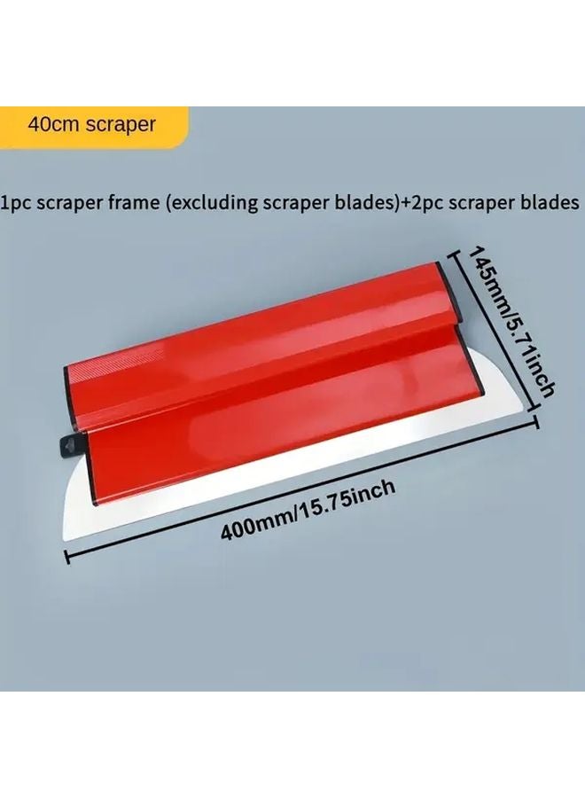 Professional Heavy Duty Putty Knife 15.75 Inch Scraper With 2 Stainless Steel Blades - Image 1