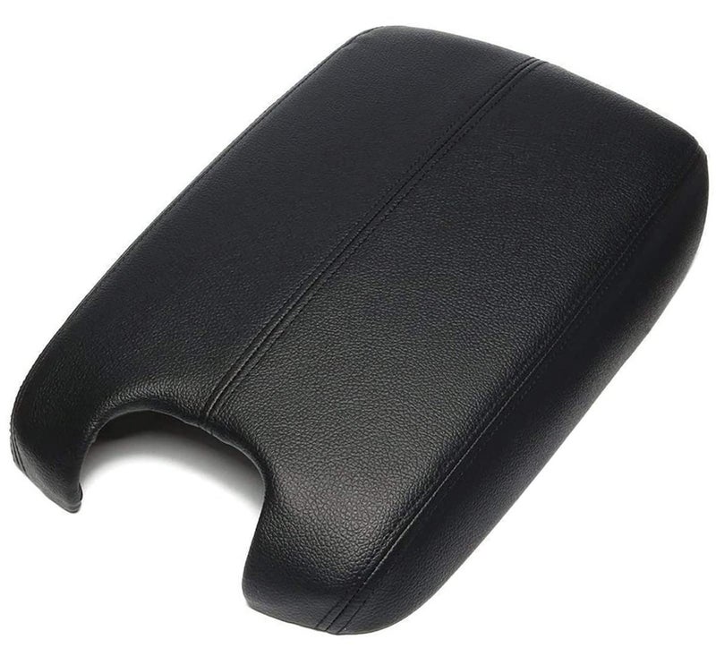 KAKO Center Console Cover for Honda Accord 2008 2009 2010 2011 2012, Black Leather Suture Console Armrest Lid Replacement for 2008-2012 Honda Accord Center Console Cover by KAKO - Image 1
