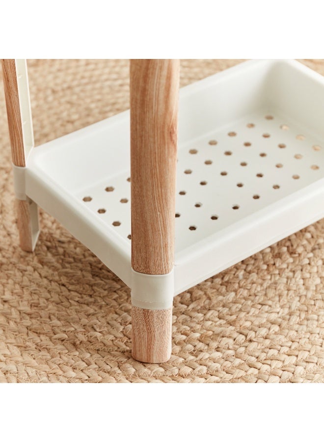 Home Box 3-Tier Caddy With Wooden Finish - Image 4