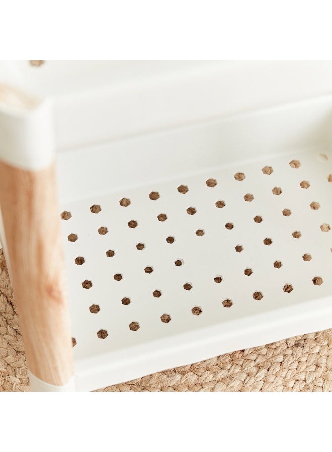 Home Box 3-Tier Caddy With Wooden Finish - Image 3