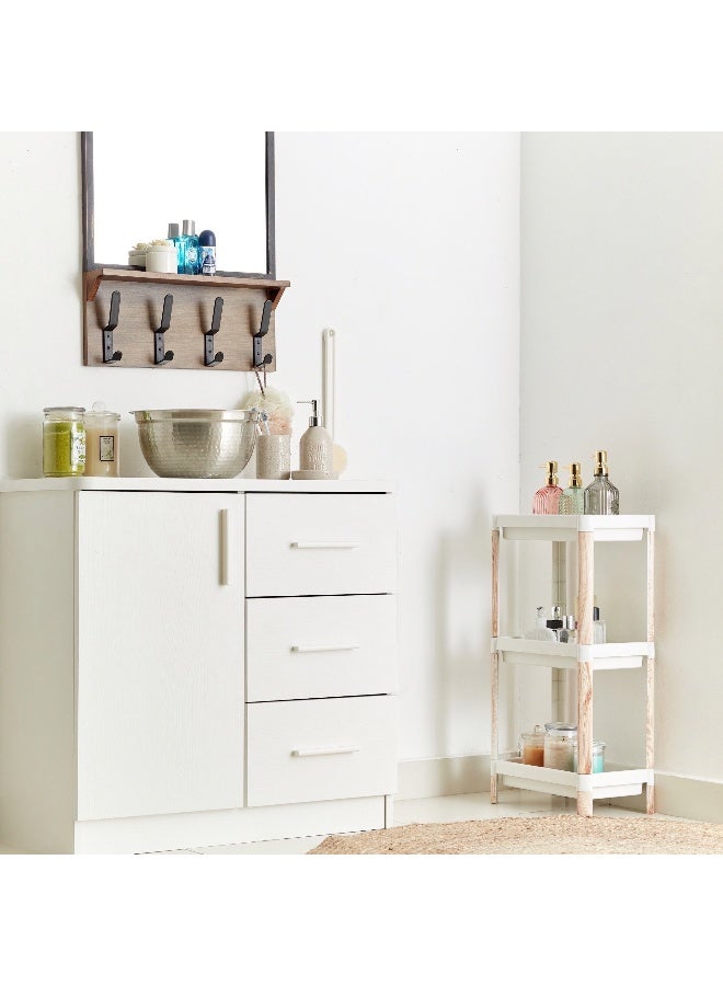 Home Box 3-Tier Caddy With Wooden Finish - Image 5