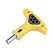 uxcell uxcell Ratchet Screwdriver Adjustable T Shape Wrench Multifunctional Non-Slip Handle for 1/4 Inch Hex Screwdriver Bits  - Image 2