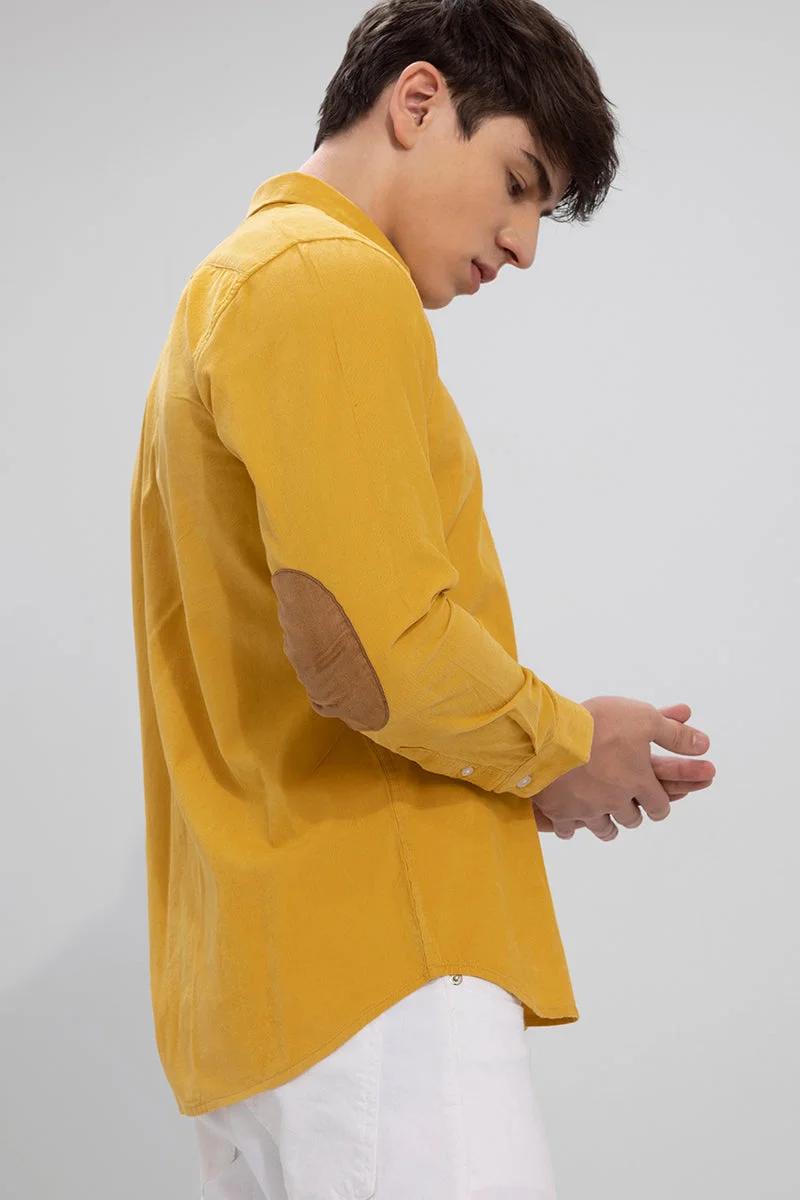 SNITCH Authentic Mustard Corduroy Shirt