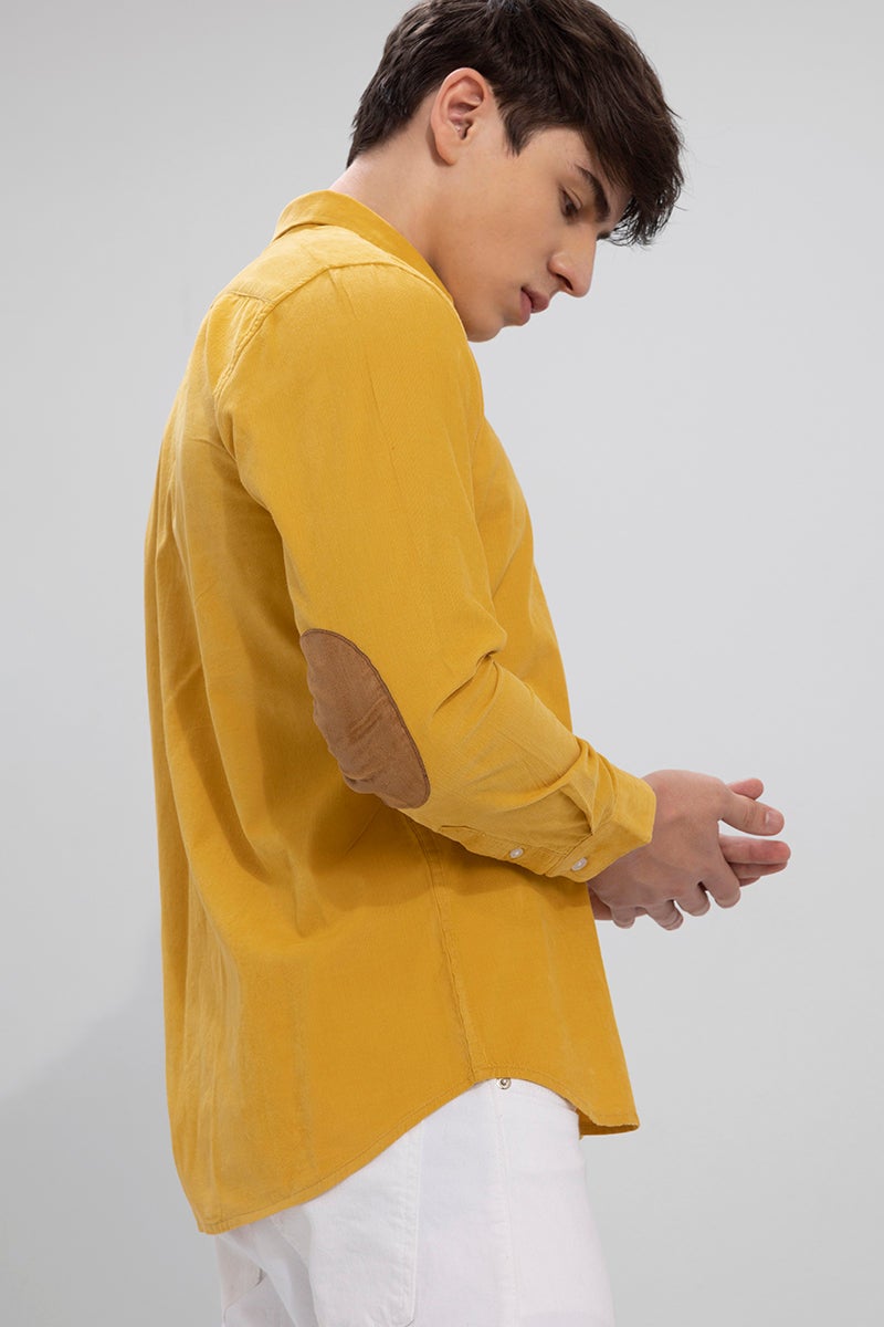 SNITCH Authentic Mustard Corduroy Shirt - Image 2