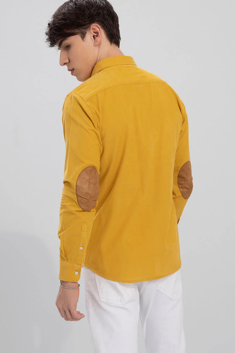SNITCH Authentic Mustard Corduroy Shirt