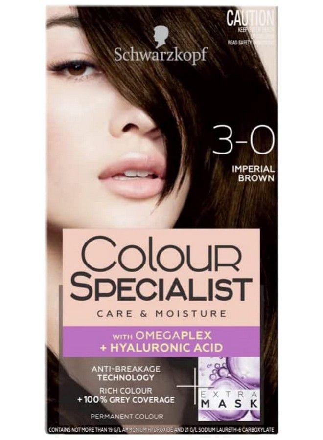 Schwarzkopf Colour Specialist Permanent Hair Colour 165Ml 3.0 Imperial Brown - Image 2