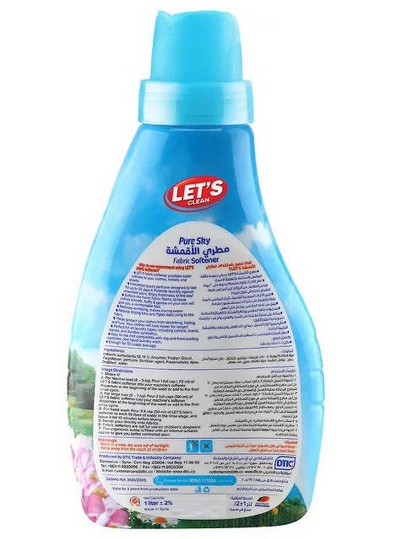 ليتس_كلين منعم الأقمشة بيور سكاي 1 لتر - Image 2