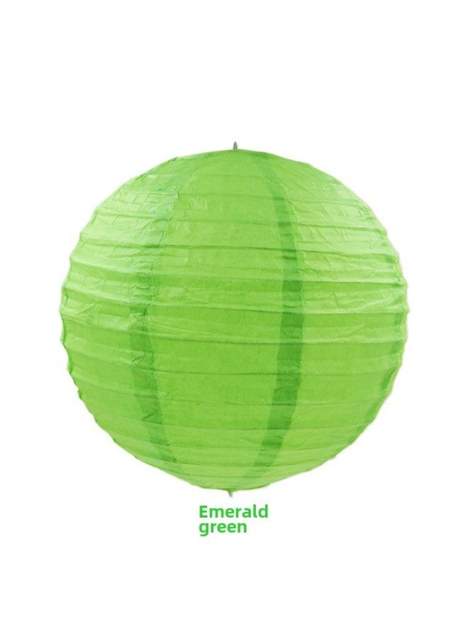 Pantone Wedding Arrangement Colorful Lantern Lantern Spring Festival Wedding Paper Lantern Festive Decoration Foldable Handmade Round Lantern - Image 1