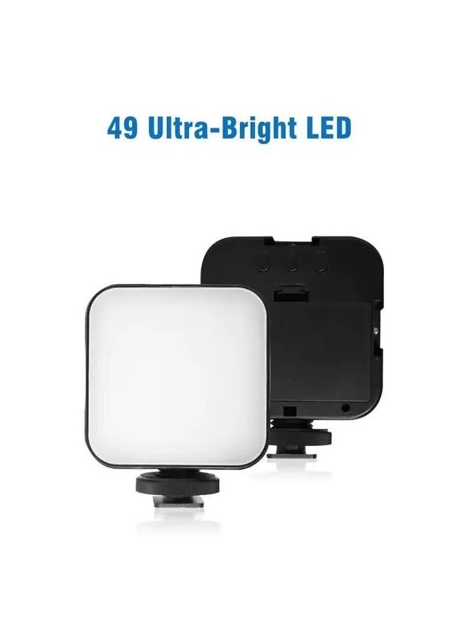 Plokama PK-771 Portable Multifunctional Tripod Phone Stabilizer with Wireless Remote Control Video Recording Kit for Any Mobile Phone or Digital Camera with Microphone and LED Light Phone Holder - Black - Image 5