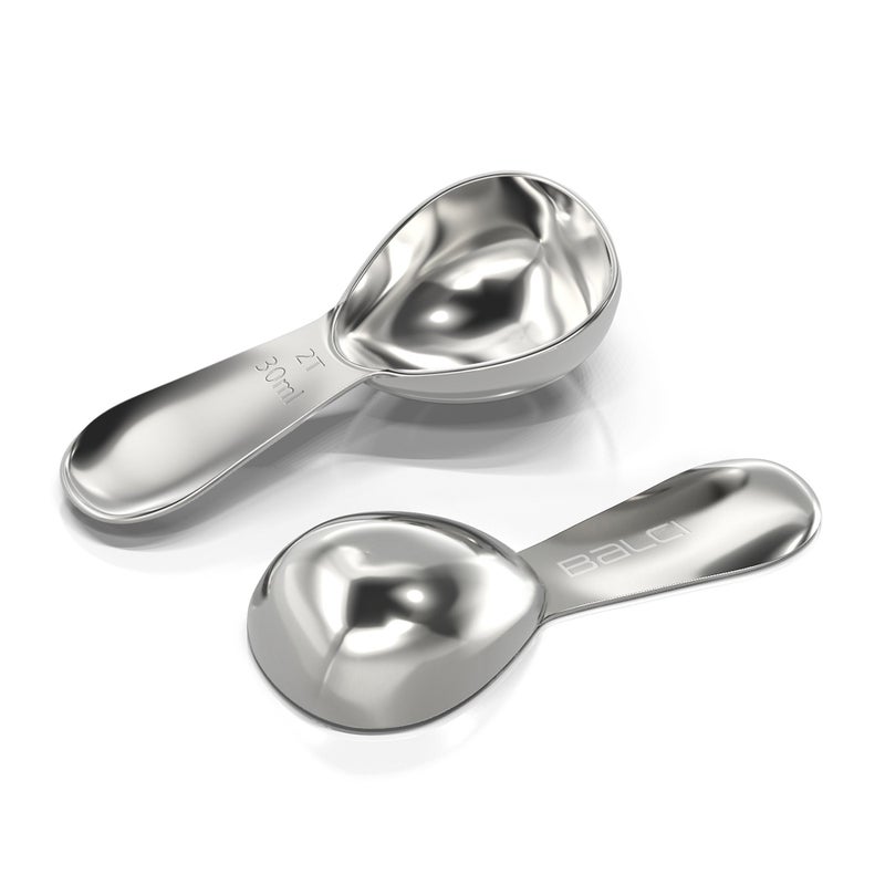 BALCI - Stainless Steel Coffee Scoop (2 Tablespoon Scoop) Exact Measuring Spoon for Coffee, Tea, Sugar, Flour and More! â€¦ - Image 4