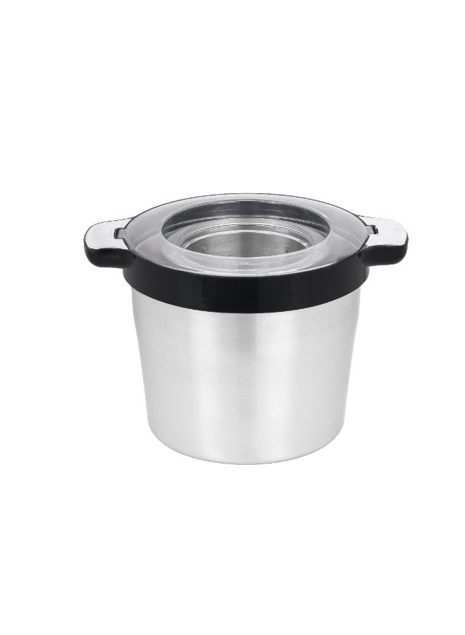 KRYPTON Multi Chopper, 3-Speed Control, Stainless Steel Blades | Compact Multi-Purpose Chopping Machine | 8 L 1200 W KNMC6622 Silver and Black - Image 2