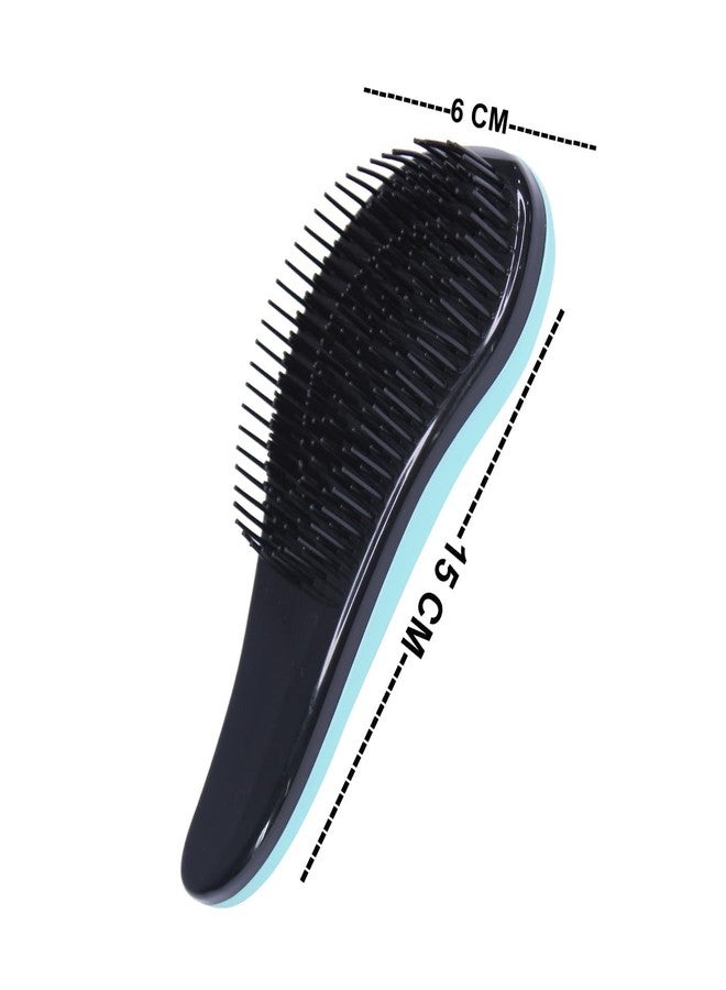 OVERSEASE Self Cleaning Hair Brush for Women & Kids - Detangler Hair Brush Comb for Wet or Dry Hair - Anti-Static Hairbrush Women Love - Gentle Scalp Massage Comb Brush for All Hair Types. - Image 2