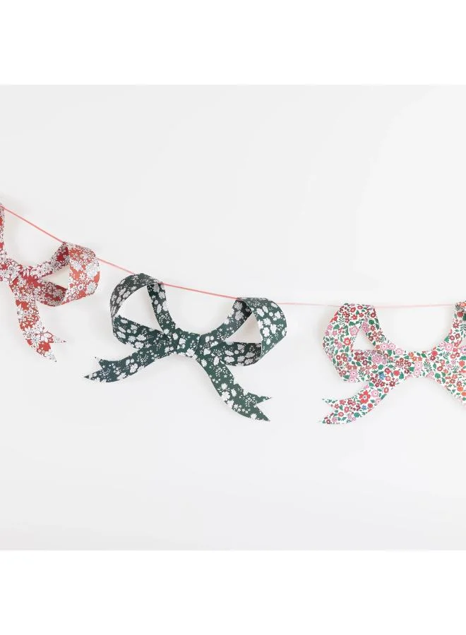 Meri Meri  Meri Meri x Liberty Festive Bow Garland  | Best Price UAE