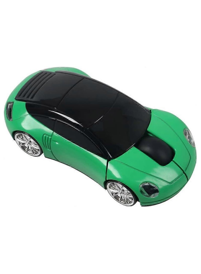 2.4GHz Sports Car Wireless Mouse USB Scroll 1600DPI Car Shaped Wireless Mouse Convenient Lightweight for Laptop/PC - Image 1
