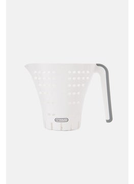 Progressive 3-Cup Hand-Held Measuring Colander, White  - Image 1