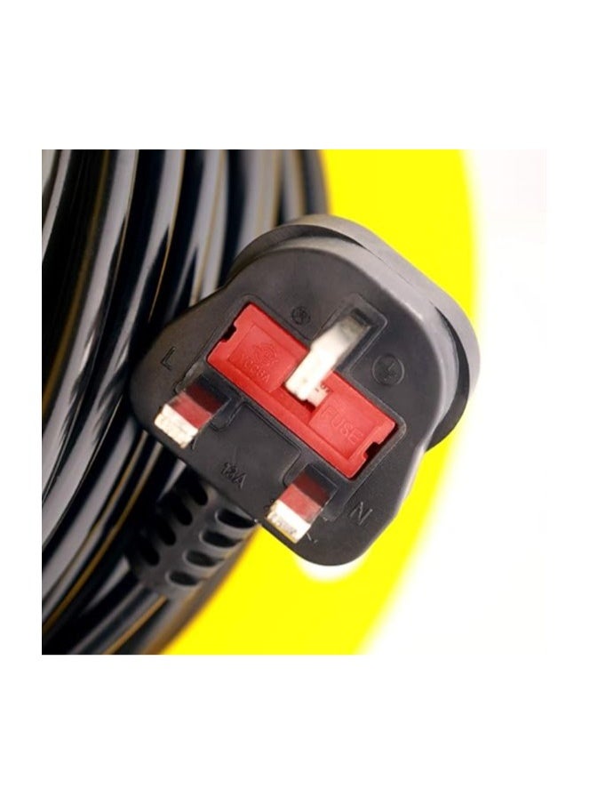Dannio Power Extension Cable Reel 30M 2.5mm with 3 sockets (Black) - Image 5