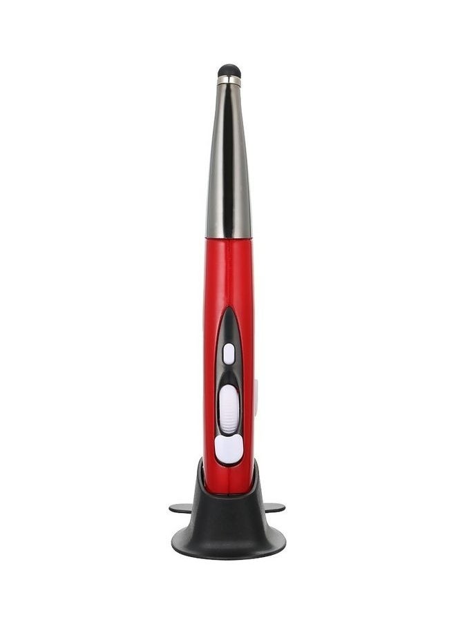 NIBEMINENT 2.4G Wireless 3 Level Adjustable Optical Touch Pen Mouse Red  - Image 1