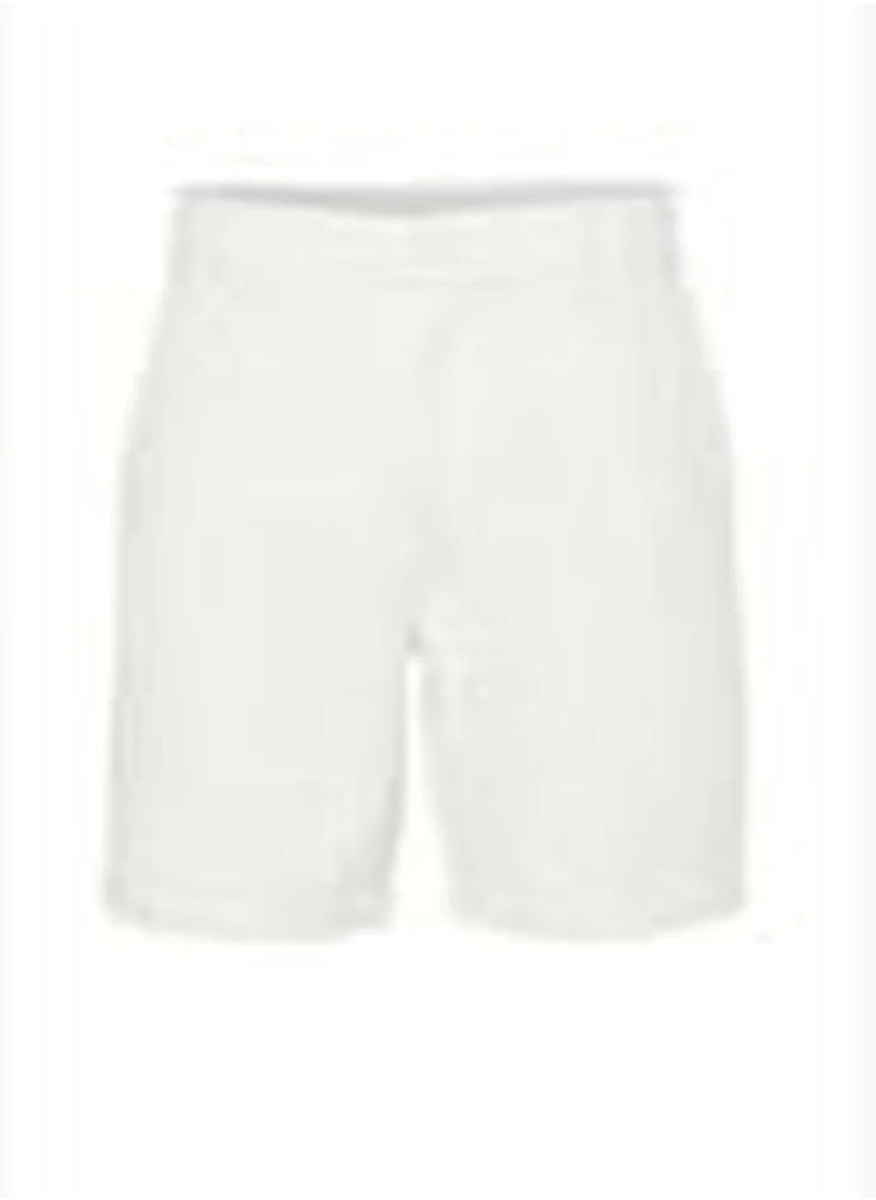 trendyol Men's Ecru Regular Fit Shorts Bermuda