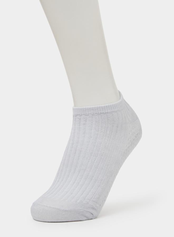 Styli Pack of 5 - Multi-Color Solid Ankle Socks - Image 4