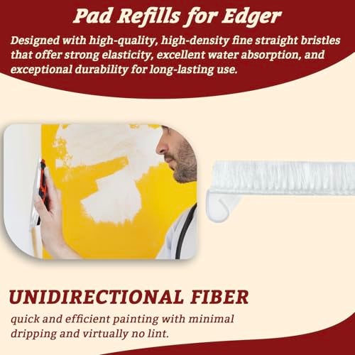 LUTQ 6 Pack of Paint Edger Replacement Pads - Pad Refills for Edger - Replacement Pad Refills for Paint Edger Tool - Image 3