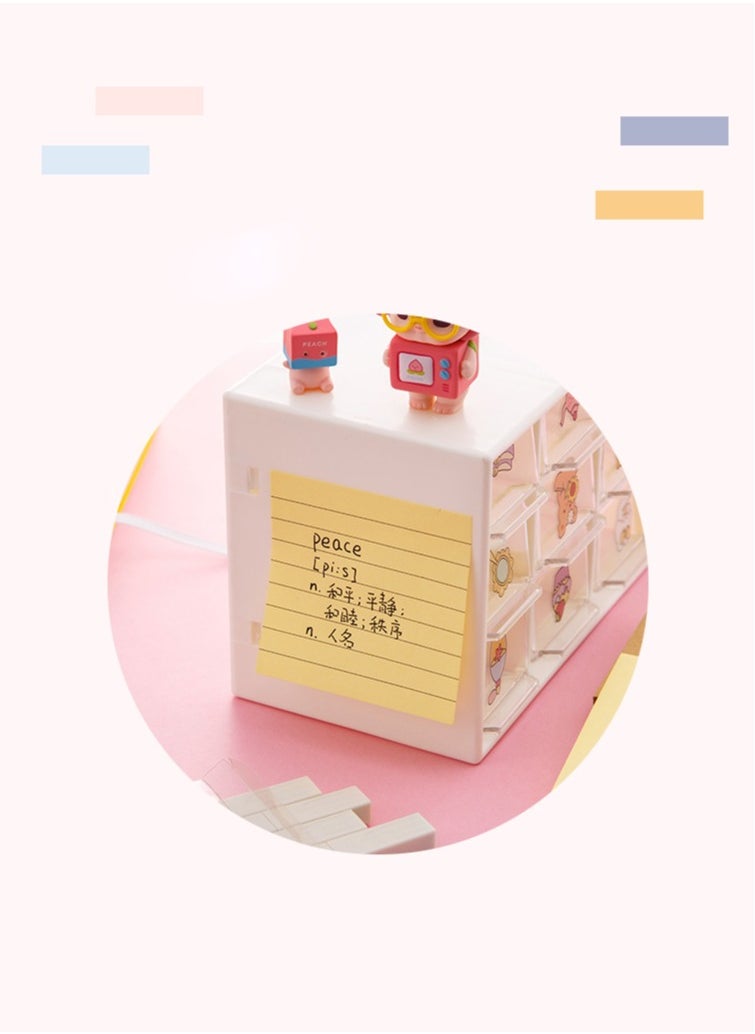 Generic - 6 Packs of Sticky Notes Colorful Lined Sticky Notes 76 x 76mm Super Sticky Memo Pad Notebook (480 Sheets) - Image 1