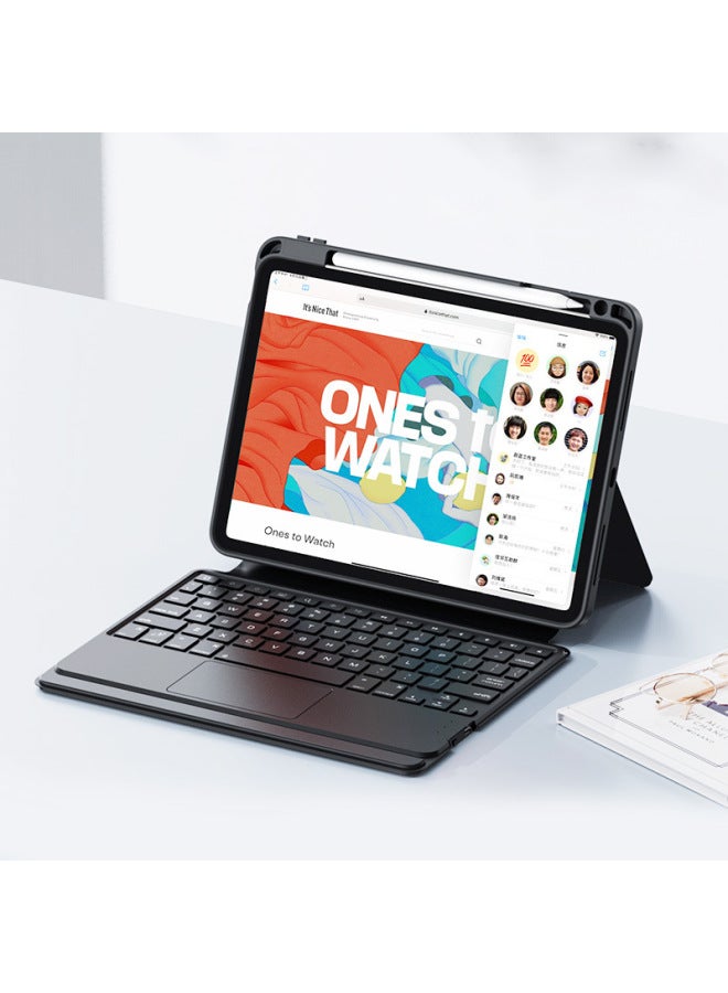 IPad Keyboard Protective Cover Integrated Pro11 Tablet Air4/5 Bluetooth Magic Control Keyboard Magnetic Detachable Wireless-Color:iPad Magnetic Split Magic Control Keyboard Protective Cover Backlit Edition Classic White-Product Type:Mini6/mini7( 8.3inch )  - Image 5