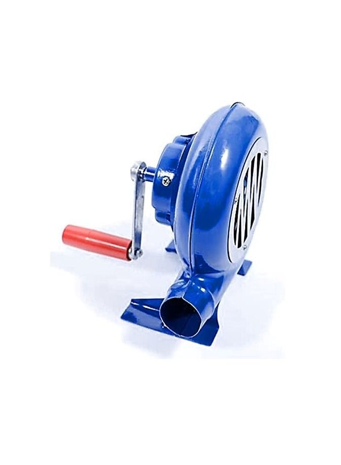 We Happy BBQ Grill with Blower Fan Barbecue Folding Outdoor Metal X Shape Stand, Perfect for Camping, Picnic, and Easy to Carry 60 CM, Black - Image 4