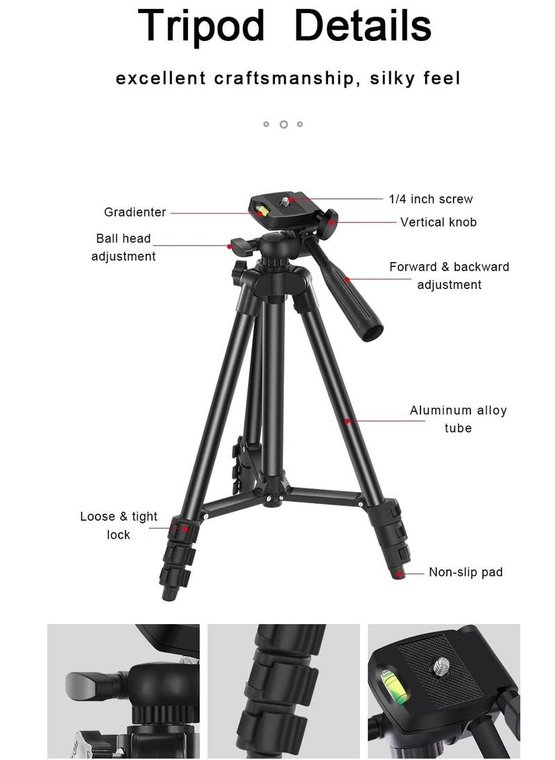 Gravity YouTube Vlogging Starter Kit – Complete Set with HD Camera, Microphone, Tripod, LED Ring Light, and Accessories for Beginner Content Creators, Vloggers, and Streamers – All-in-One Bundle for High-Quality Videos - Image 2