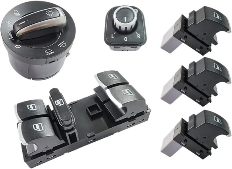 QASULER Headlight and Mirror Control Switch - Image 2