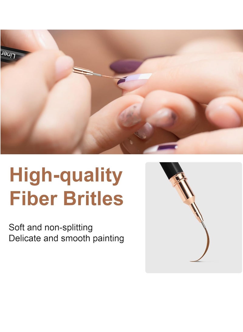 general Metallic Nail Art Pens, Liner Brushes Set - Image 4