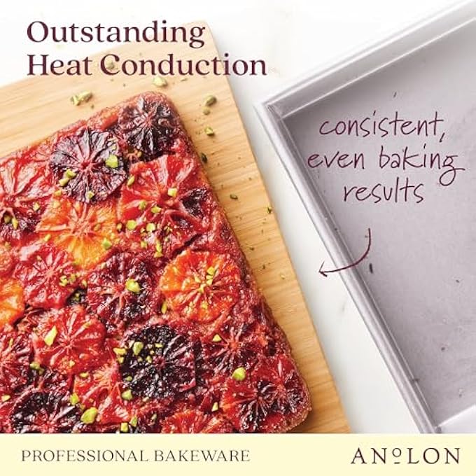 Anolon Professional Bakeware Aluminized Steel MeatloafBreadLoaf Pan 9 Inch x 5 Inch Silver - Image 5