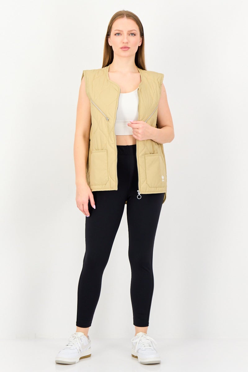 Adidas سترة رياضية خارجية للنساء من أديداس أورجينالز × بارلي، بيج - Image 4