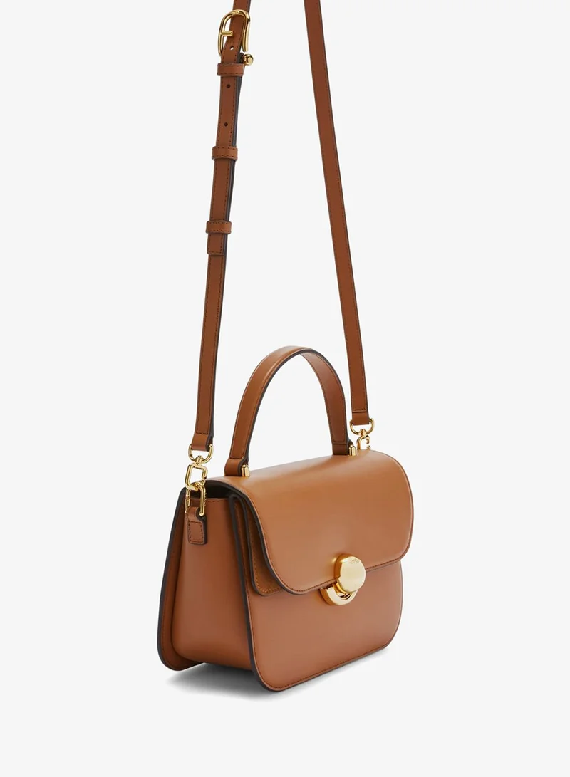 Furla Brown Sfera Mini Top Handle for Women | Best Price UAE