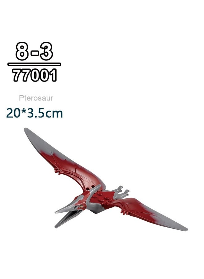 NIBEMINENT Dinosaur Building Blocks Jurassic Puzzle Educational Toy