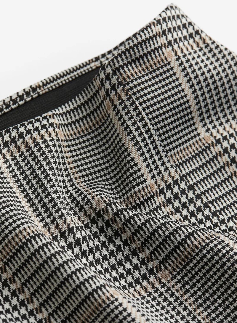 H&M Checked Mini Skirt