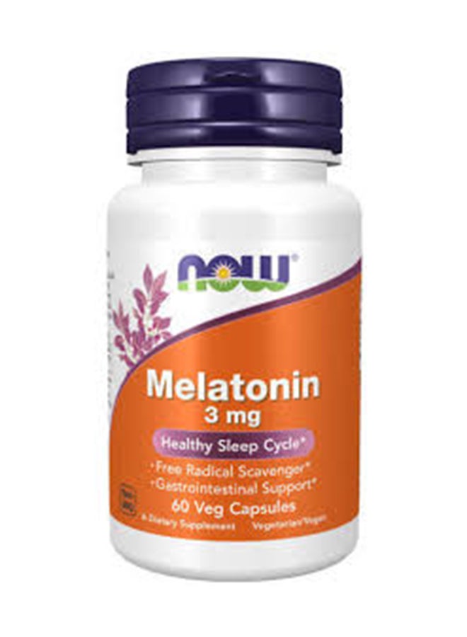 now Melatonin 3Mg Vcaps 60 Count