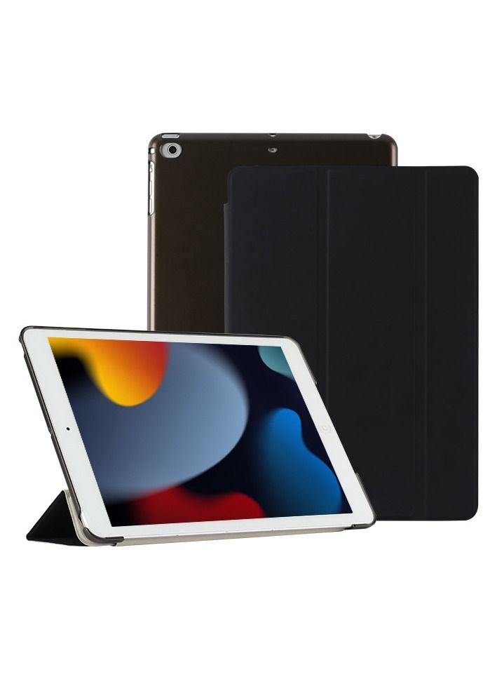 Loquat Protective Tri-Fold Case Cover For iPad Black