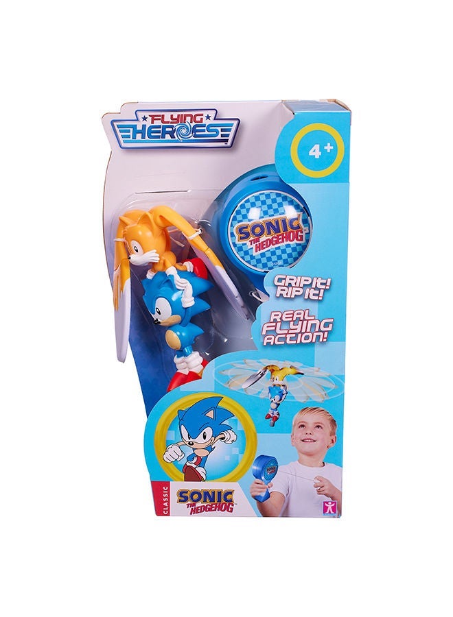 FLYING HEROES Sonic the Hedgehog Flying Heroes Toy – Real Flying Action Launcher with Sonic & Tails – Interactive Flying Toy for Kids - Image 5